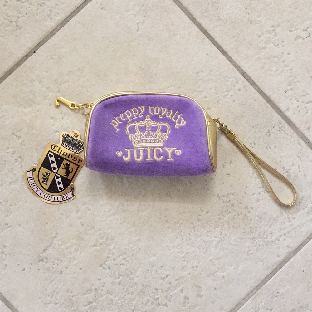 Juicy Couture preppy royalty clutch/wallet/makeup
